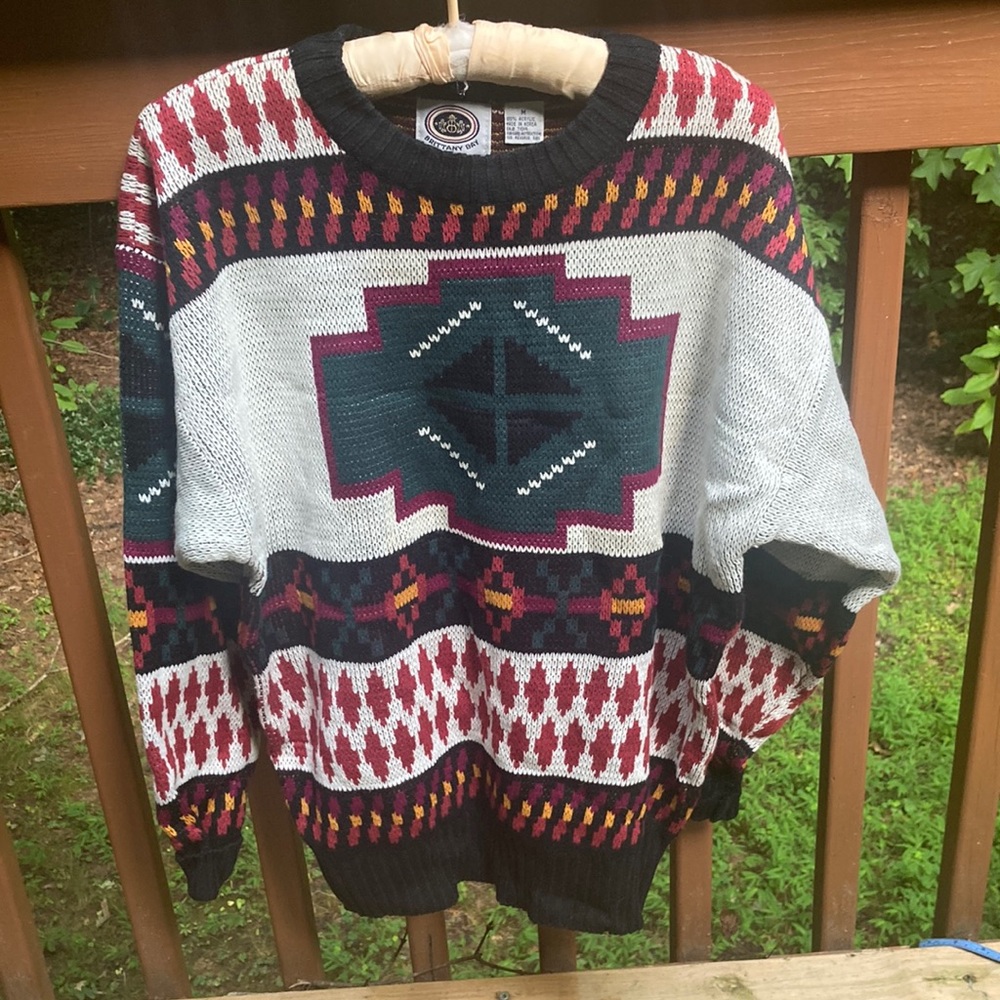 Brittany Bay colorful sweater